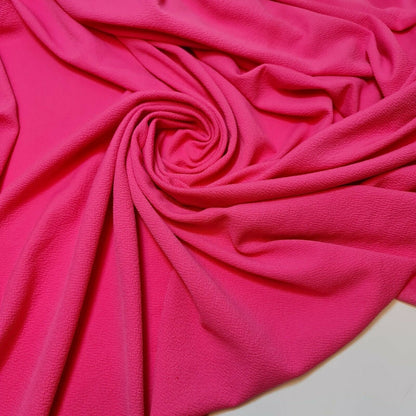 Scuba Crepe 4-Way Stretch Fabric | Solid Colors Elastane Jersey for Dresses & Crafts