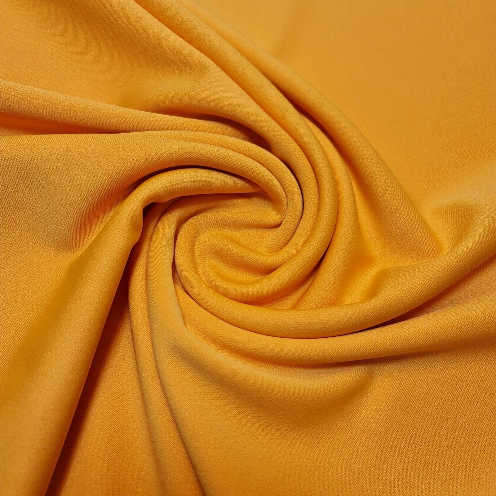 Scuba Crepe 4-Way Stretch Fabric | Solid Colors Elastane Jersey for Dresses & Crafts
