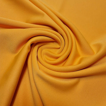 Scuba Crepe 4-Way Stretch Fabric | Solid Colors Elastane Jersey for Dresses & Crafts