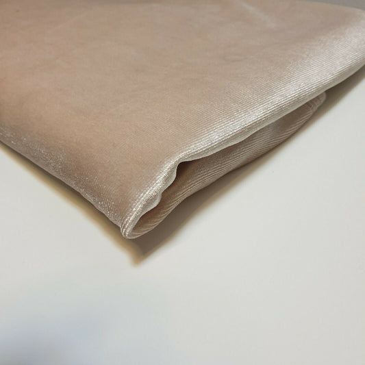 Plain Velvet / Soft Velour Fabric – 58" Wide Premium Stretch Material for Dresses & Crafts
