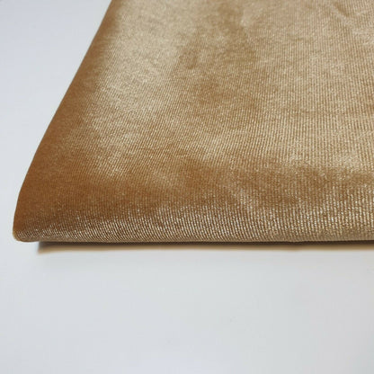 Plain Velvet / Soft Velour Fabric – 58" Wide Premium Stretch Material for Dresses & Crafts