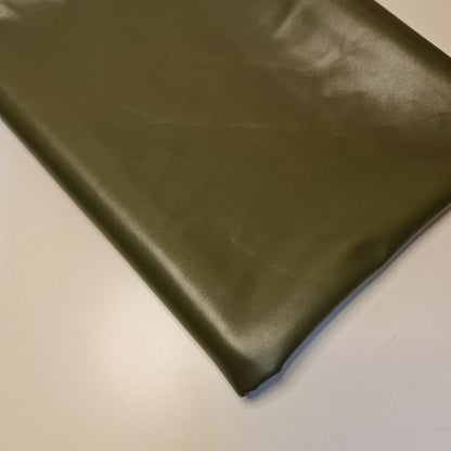 Plain Leather Look PVC Spandex Fabric – 58" Wide Stretch Faux Latex Material for Dresses & Crafts by the Metre