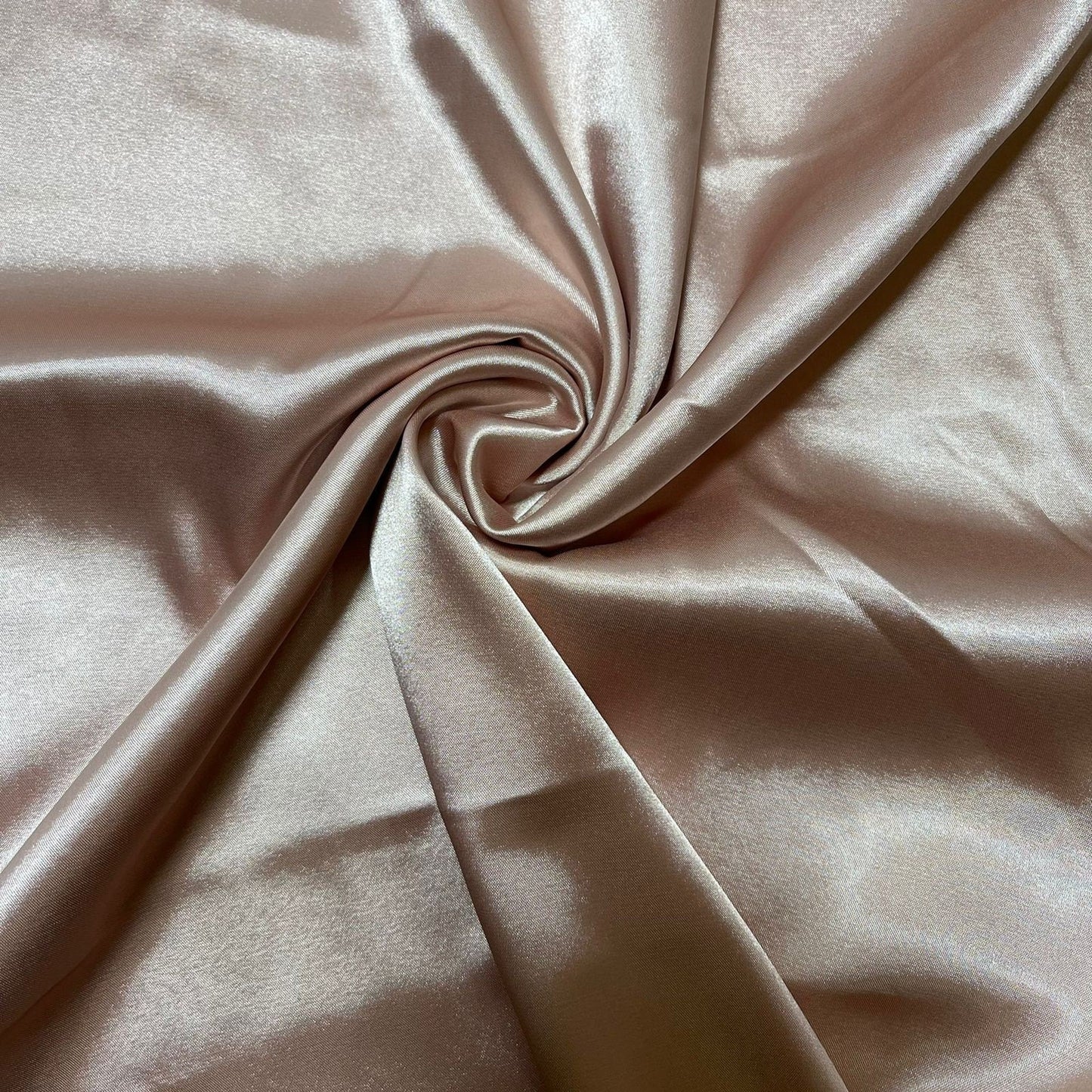 Silky Charmeuse Satin Fabric – 44" Wide Luxury Glossy Silk-Like Weave for Bridal Dress, Draping & Décor