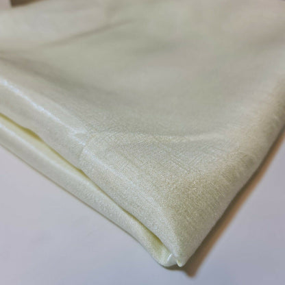 Plain Slub Faux Dupion Raw Silk Fabric – 100% Polyester – 44" Wide Upholstery, Bridal & Craft Material by the Metre