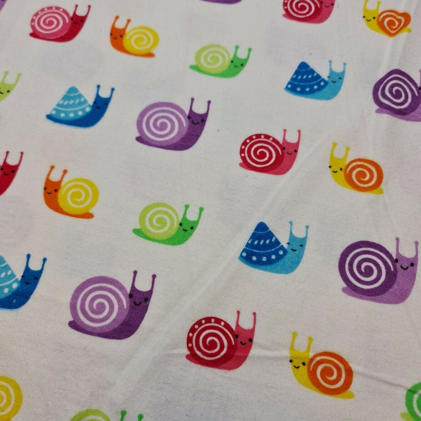100% Cotton Brushed Flannel Winceyette Fabric – 44" Wide Printed Material for Quilting & Sewing Projects