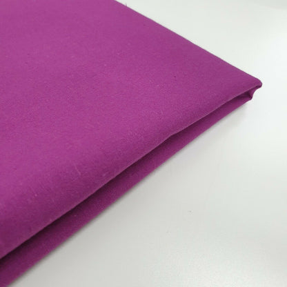 Plain 100% Cotton Fabric Material Pre Cuts Quilting Metre 44"