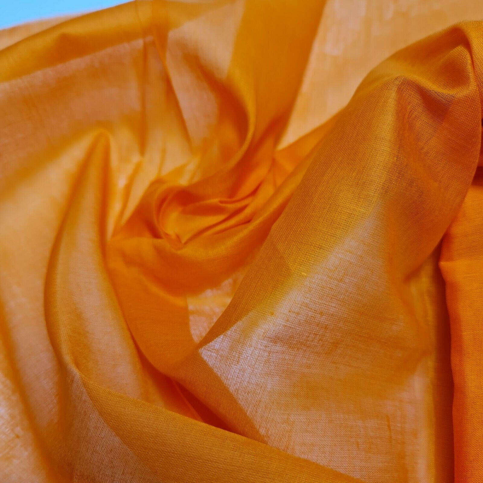 100% Cotton Muslin Fabric – Sheer Gauze Plain Weave for Dress Lining, Crafts & Cheesecloth