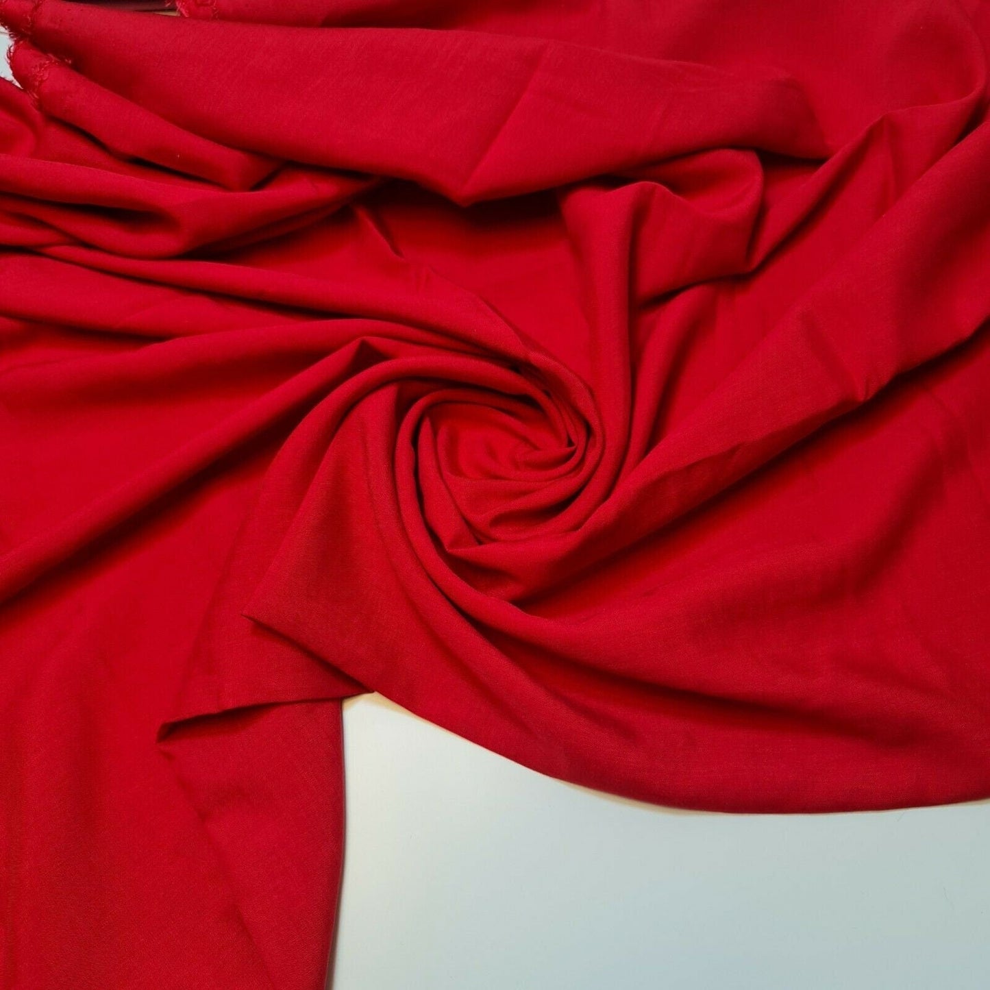 Poly Viscose/ Cotton Plain Fabric Non Stretch Dress Craft Material 58" Meter