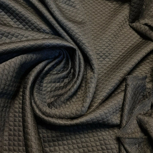 Quilted Black Checks