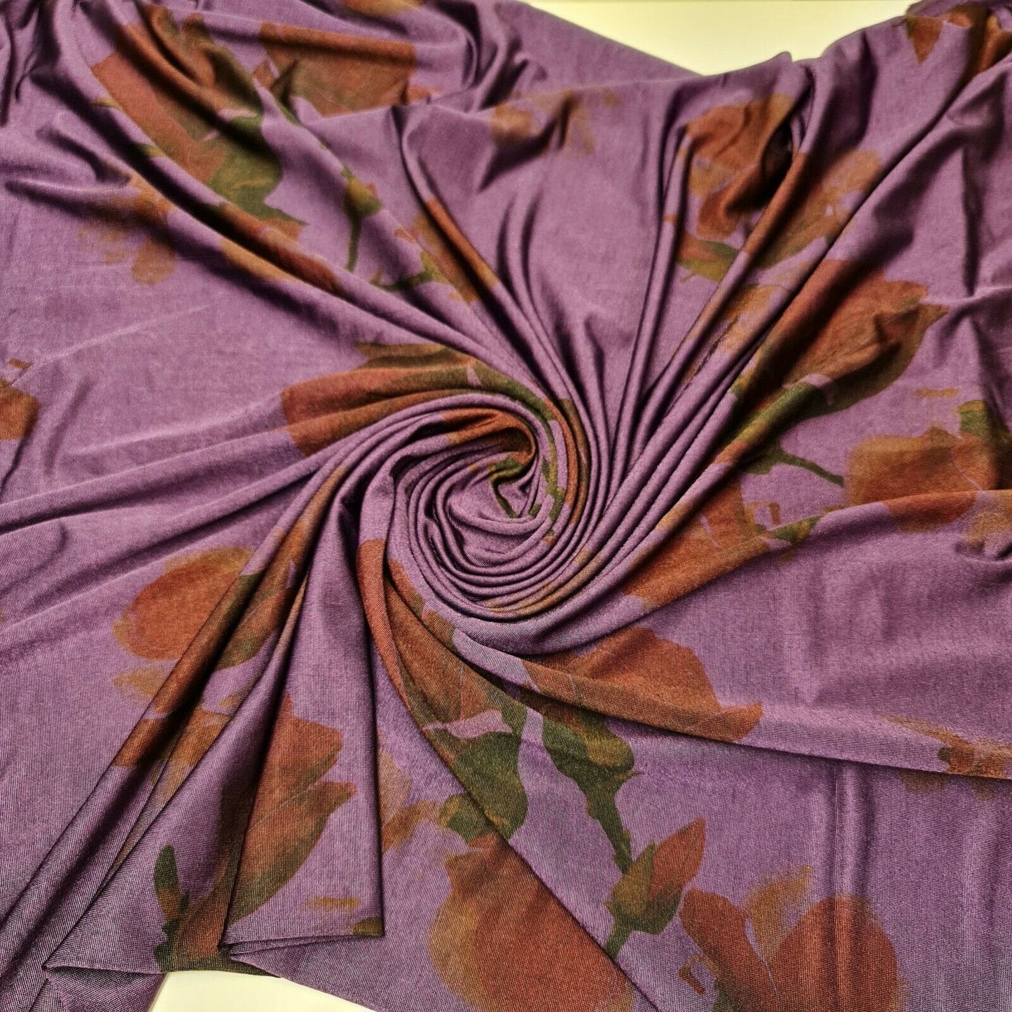 Printed ITY Jersey Fabric – 58" Wide Nylon Lycra 4-Way Stretch Spandex for Dresses & Swimwear
