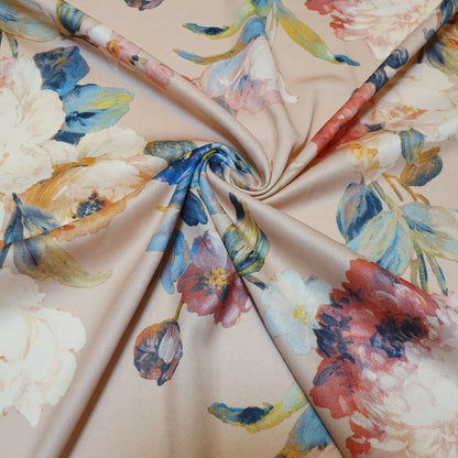 Printed ITY Jersey Fabric – 58" Wide Nylon Lycra 4-Way Stretch Spandex for Dresses & Swimwear