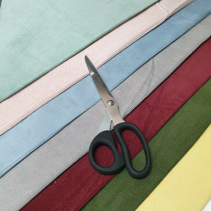 Italian 100% Cotton Velvet Corduroy Fabric – 58" Wide Plain & Printed Jumbo / Needle Cord for Upholstery & Dressmaking
