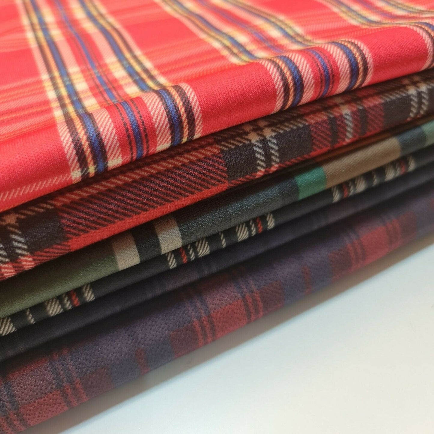 Scuba & Scuba Crepe Jersey Stretch Fabric | Printed Dress & Craft Material – Tartan, Floral, Paisley, Novelty Designs