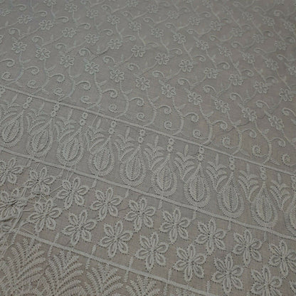 NEW 100% Cotton Lawn Broderie Anglaise Anglais Embroidery Dress Craft Fabric 44"
