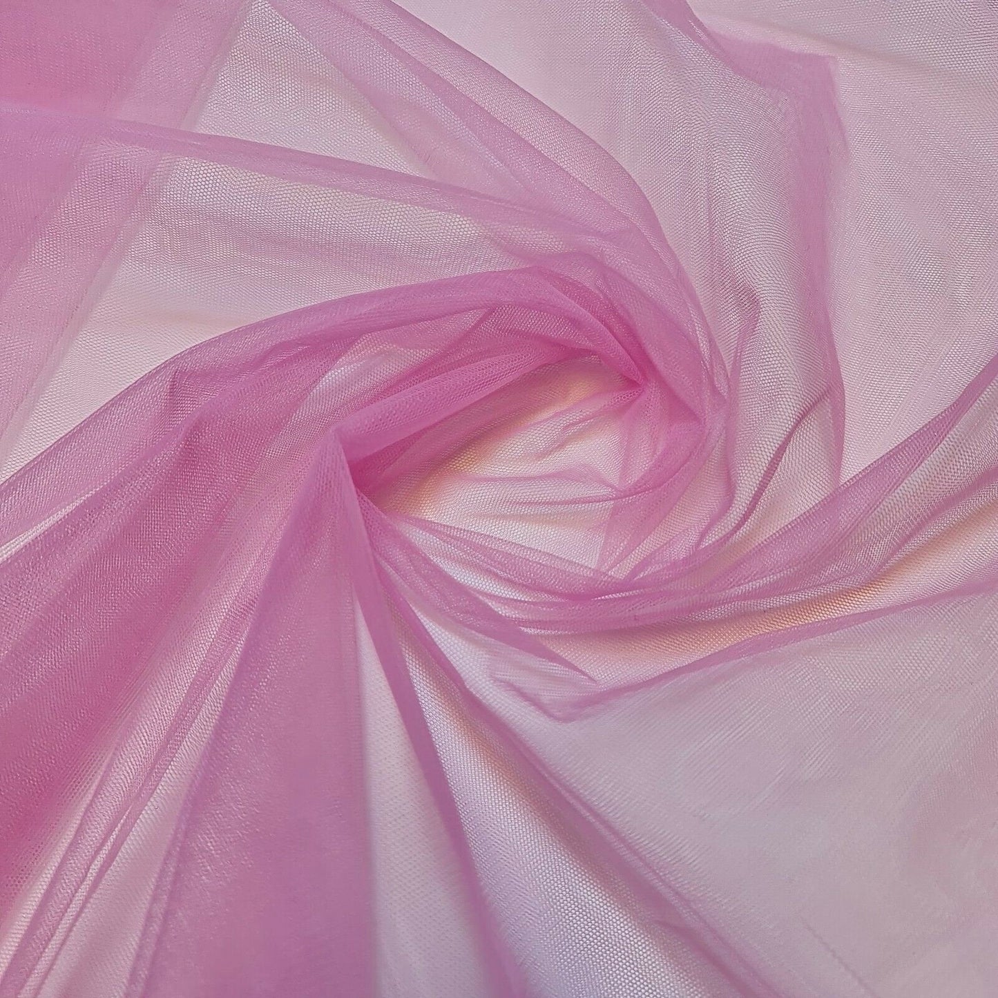 Premium Power Net Fabric – 58" Wide 2-Way Stretch Mesh Sheer Lining & Dress Material