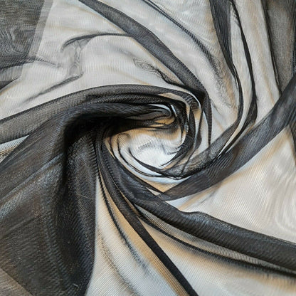 Premium Power Net Fabric – 58" Wide 2-Way Stretch Mesh Sheer Lining & Dress Material