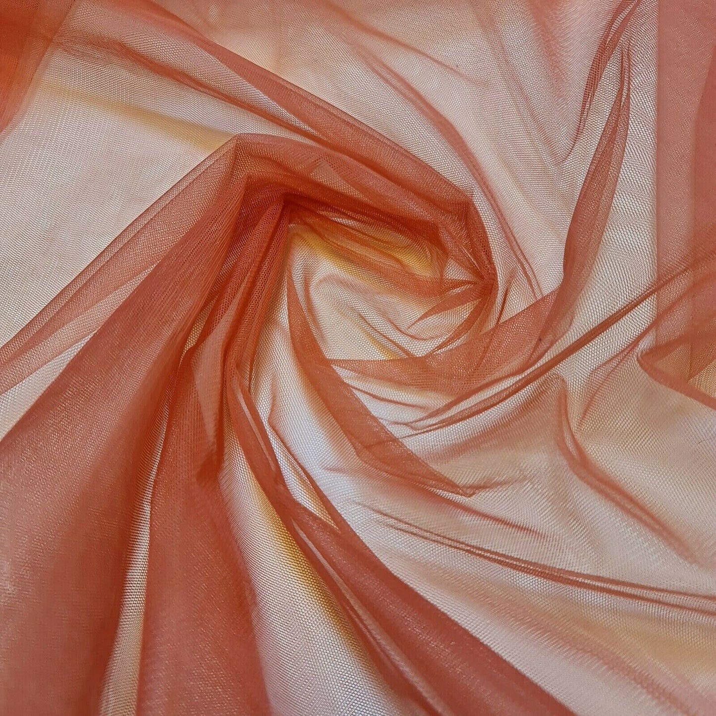 Premium Power Net Fabric – 58" Wide 2-Way Stretch Mesh Sheer Lining & Dress Material