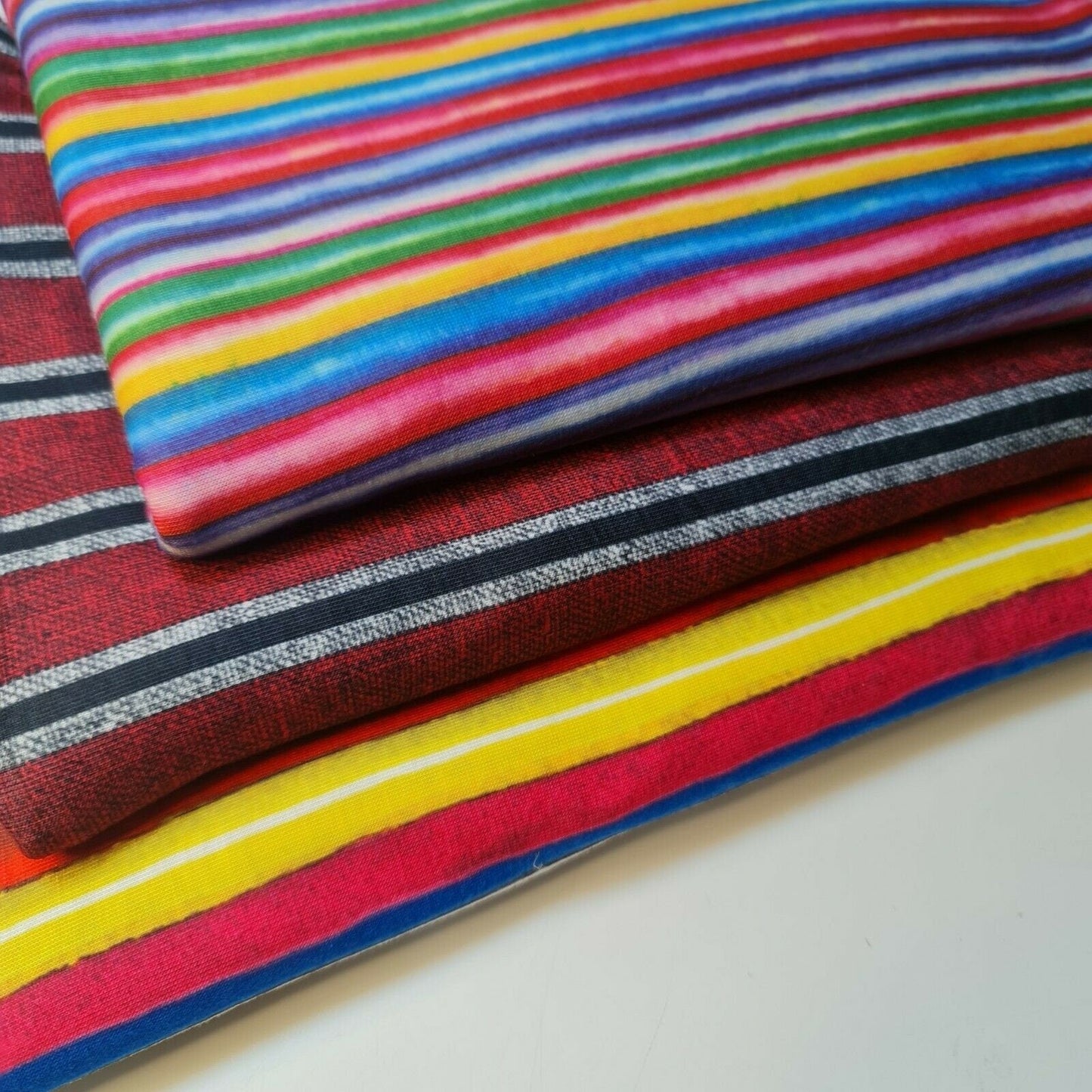 Cotton & Viscose Jersey Stretch Knit Fabric for Baby Grow, Dresses & T-Shirt Sewing