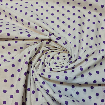 Clearance 100% Cotton Baby Ivory Leopard Ditsy Floral Dress Craft Material Meter