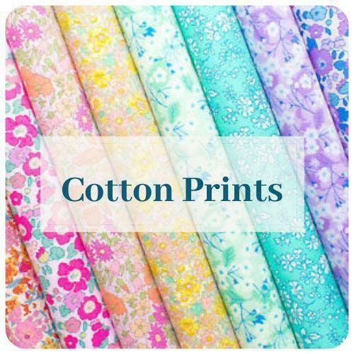 Clearance 100% Cotton Baby Ivory Leopard Ditsy Floral Dress Craft Material Meter