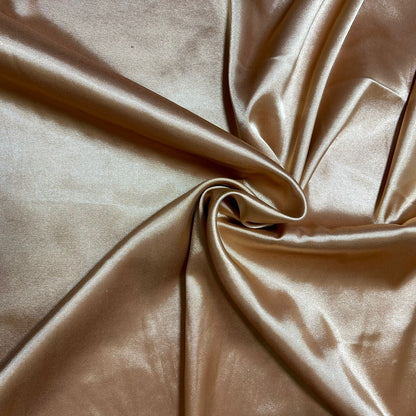 Silky Charmeuse Satin Fabric – 44" Wide Luxury Glossy Silk-Like Weave for Bridal Dress, Draping & Décor