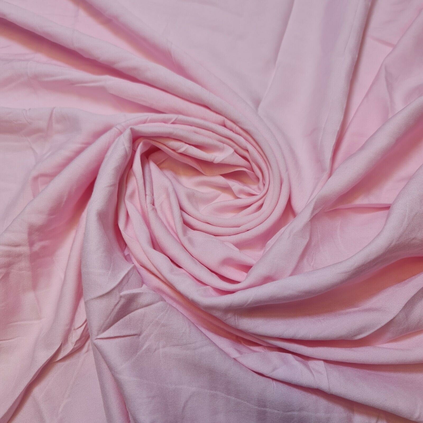 Poly Viscose/ Cotton Plain Fabric Non Stretch Dress Craft Material 58