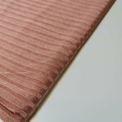 Ribbed Stretch Jersey Fabric – 58" Wide Viscose Polyester Spandex Blend – 4-Way Stretch Dress & Craft Material by the Metre