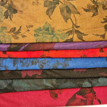 Printed ITY Jersey Fabric – 58" Wide Nylon Lycra 4-Way Stretch Spandex for Dresses & Swimwear