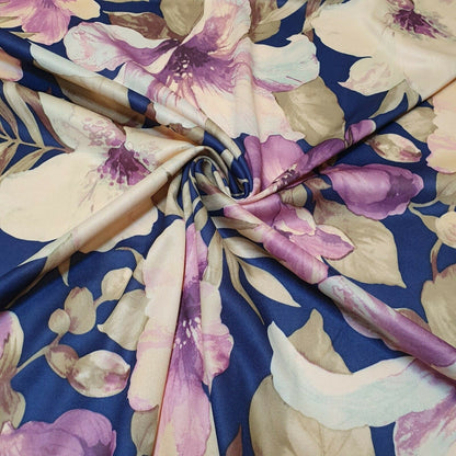 Printed ITY Jersey Fabric – 58" Wide Nylon Lycra 4-Way Stretch Spandex for Dresses & Swimwear