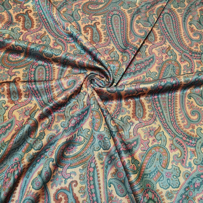 Printed ITY Jersey Fabric – 58" Wide Nylon Lycra 4-Way Stretch Spandex for Dresses & Swimwear