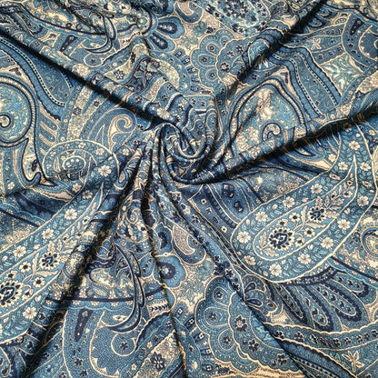 Printed ITY Jersey Fabric – 58" Wide Nylon Lycra 4-Way Stretch Spandex for Dresses & Swimwear