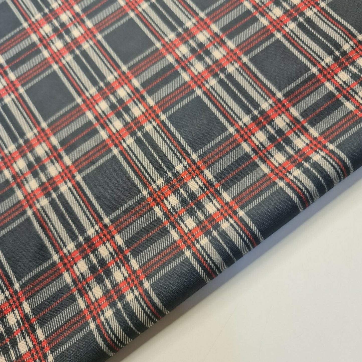 Scuba & Scuba Crepe Jersey Stretch Fabric | Printed Dress & Craft Material – Tartan, Floral, Paisley, Novelty Designs