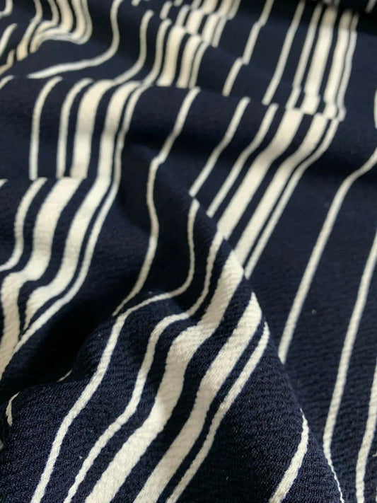 Navy & White Stripe