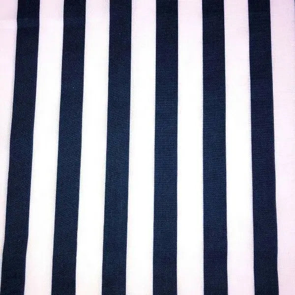 Striped Polycotton Fabric | Candy Stripe & Wide Stripe Variants | 44" (112cm) Wide Dressmaking & Craft Material – Sold by the Metre