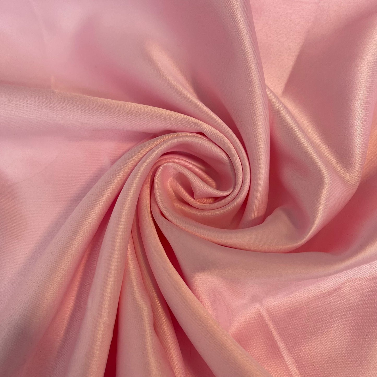 Light Weight Wedding Dull Duchess Satin Fabric Bridal Gown Dress Material 58" Wide By The Meter  Pale Pink