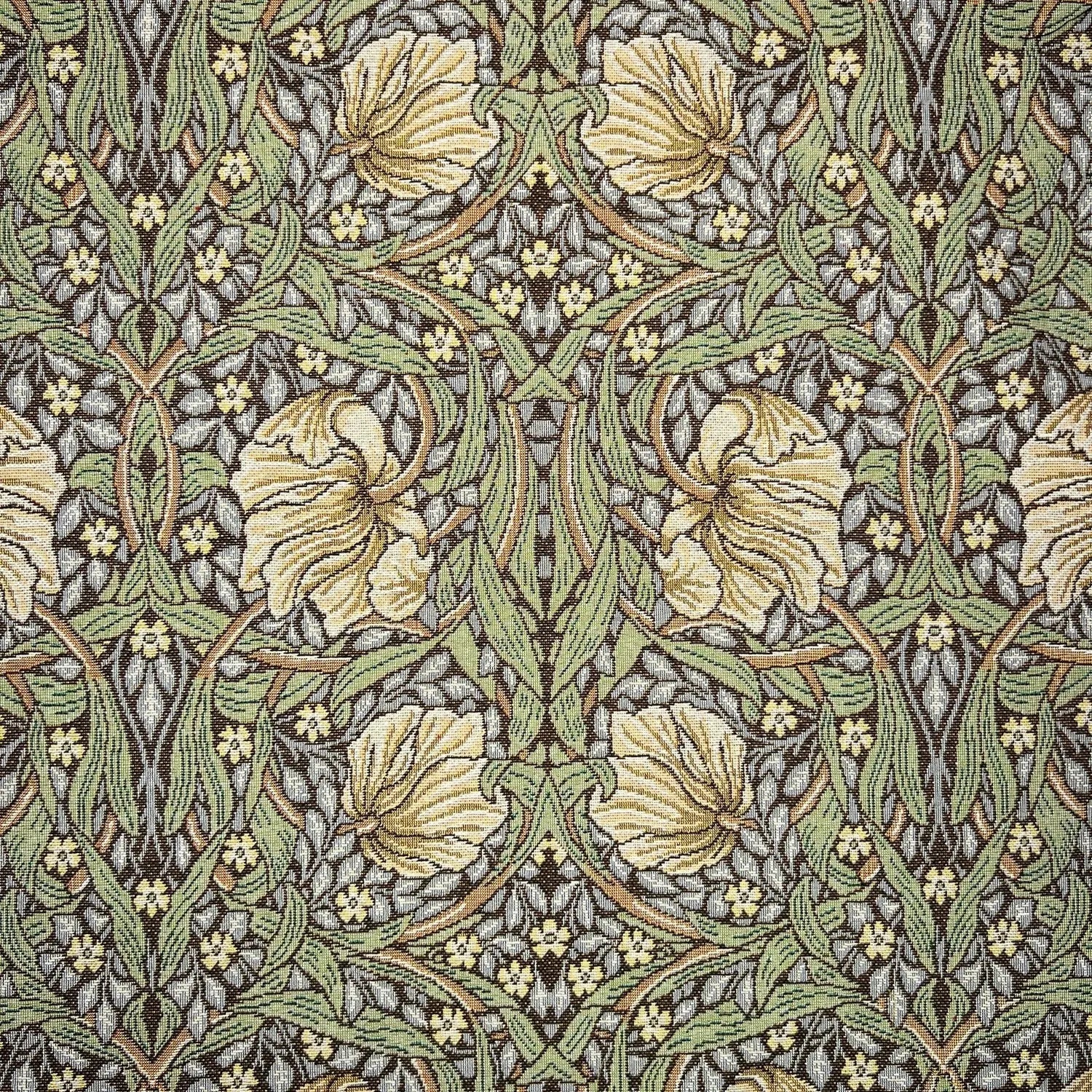 William Morris Tapestry Fabric – Luxury Cotton Rich Side-Matching 55" (140cm) Wide – 15M Roll