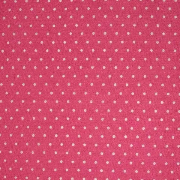 Polka Dot & Pin Spot Polycotton Fabric | 44" (112cm) Wide Spotty Dressmaking & Craft Material – Sold by the Metre
