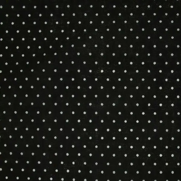 Polka Dot & Pin Spot Polycotton Fabric | 44" (112cm) Wide Spotty Dressmaking & Craft Material – Sold by the Metre