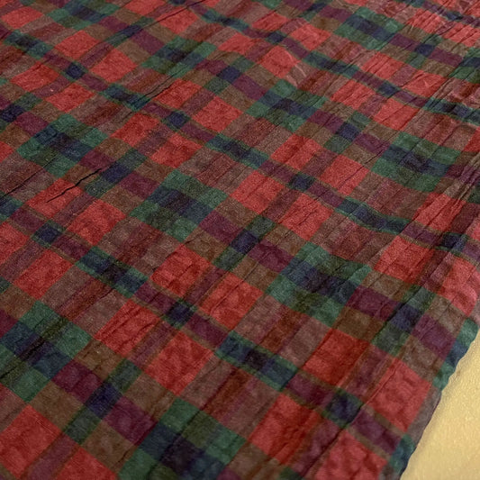 Red Green Plaid Tartan