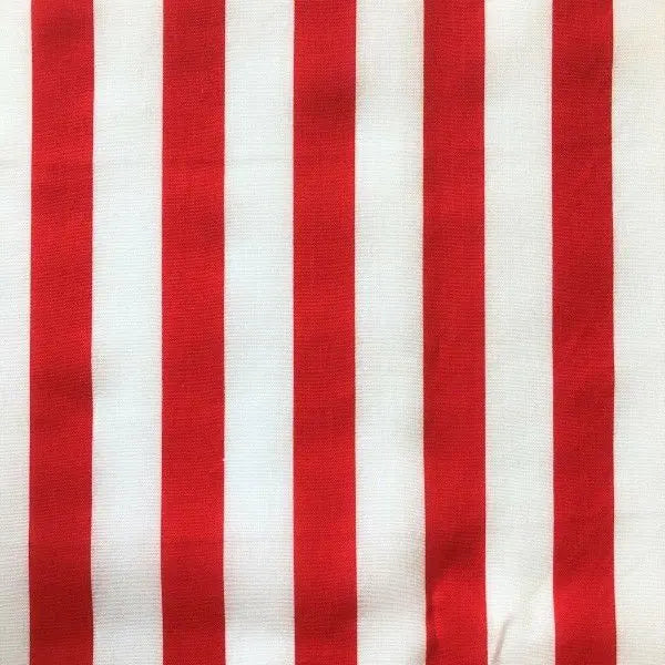 Striped Polycotton Fabric | Candy Stripe & Wide Stripe Variants | 44" (112cm) Wide Dressmaking & Craft Material – Sold by the Metre