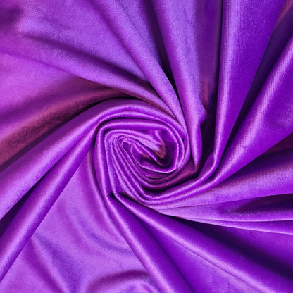 Plush Plain Velvet Fabric – 58" Wide for Cushions, Curtains & Upholstery by the Meter