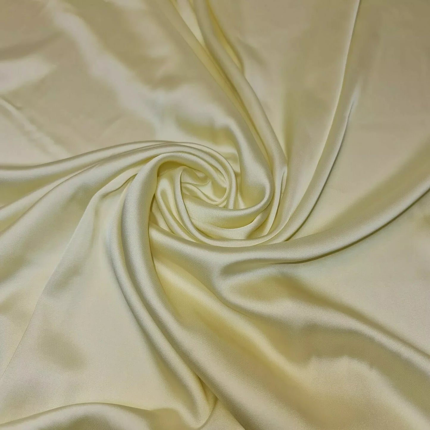 Satin Charmeuse Glossy Silky Polyester Fabric – 44" Wide – Bridal Dress, Craft & Event Material – 23m Bolt/Roll