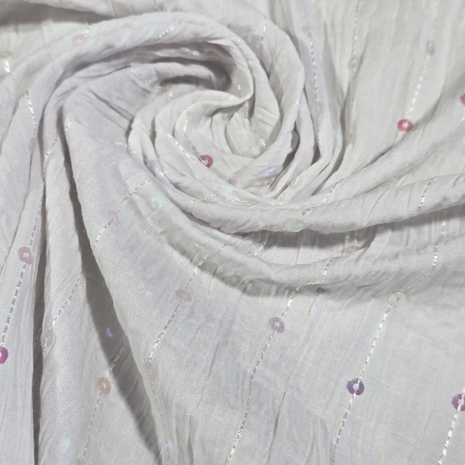100% Cotton Crush Crinkle Fabric | 50