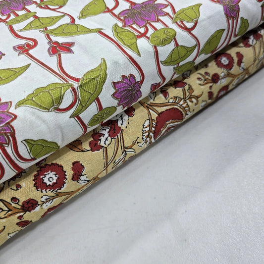 Cotton Flex Fabric 44" Wide | Dressmaking, Craft & Quilting Material by the Metre
