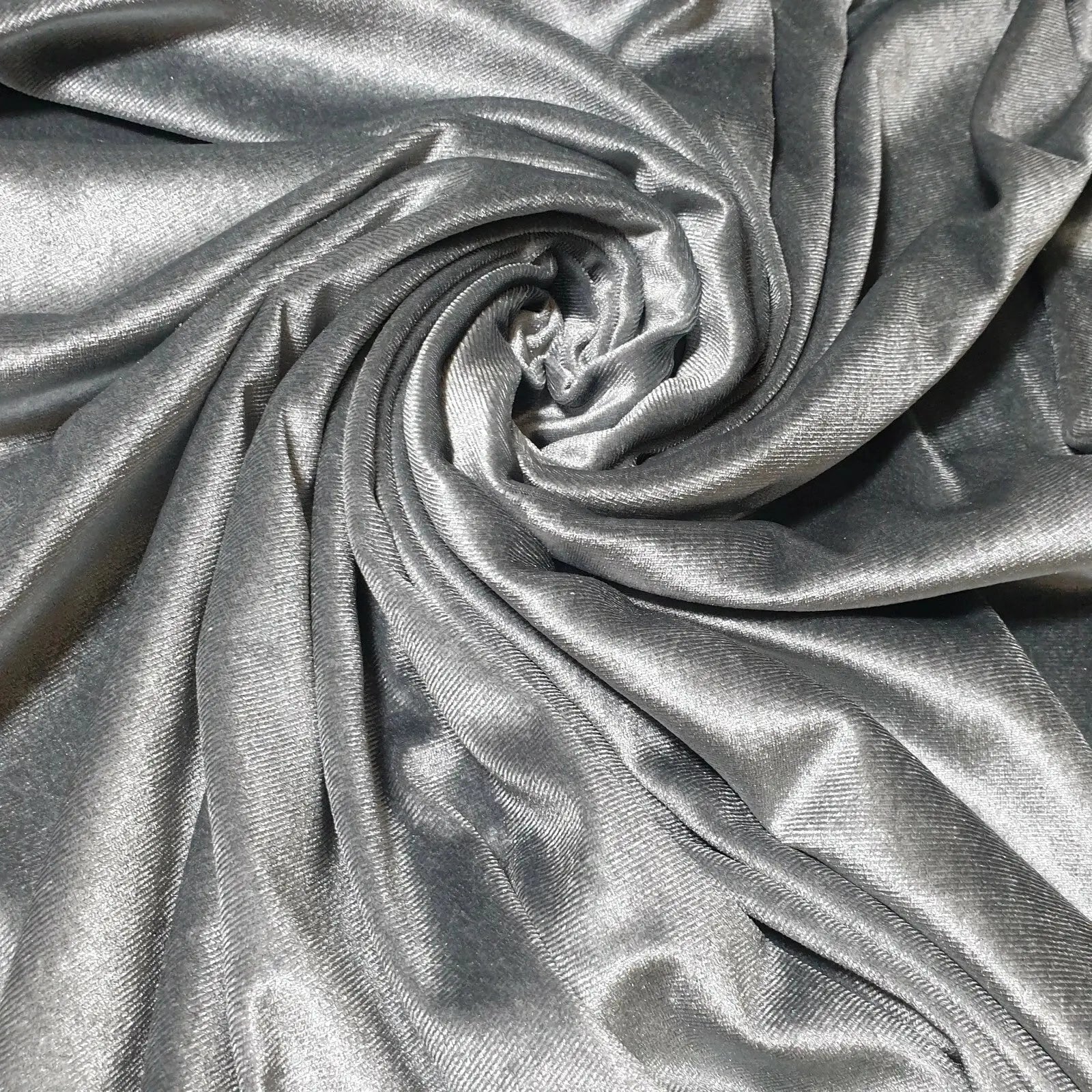 Plain Velvet Fabric – Soft Stretch Velour 147cm (58") Wide by the Metre