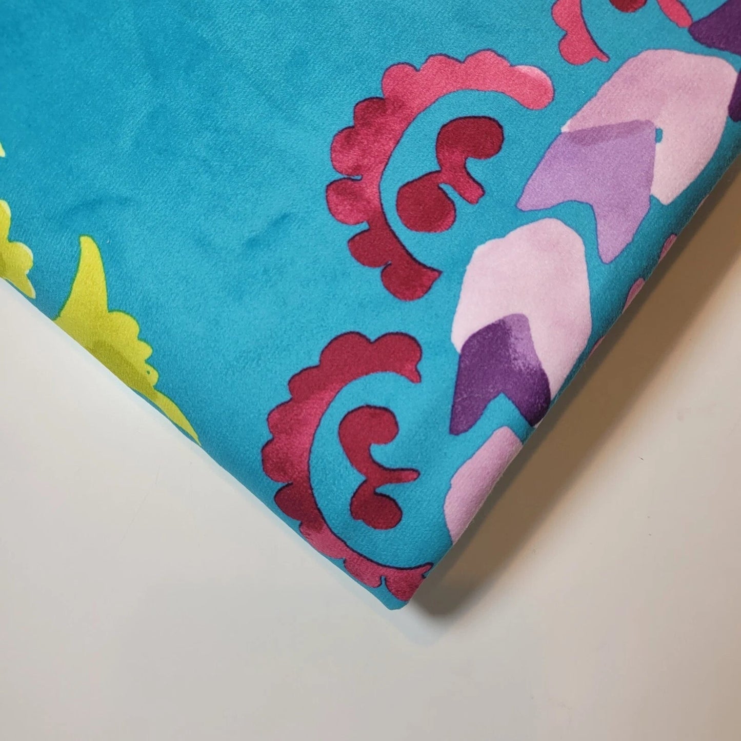 Plush Printed, Plain & Crushed Velvet Fabric | 58" (147cm) Wide Soft Upholstery, Cushion & Curtain Material – Sold by the Meter