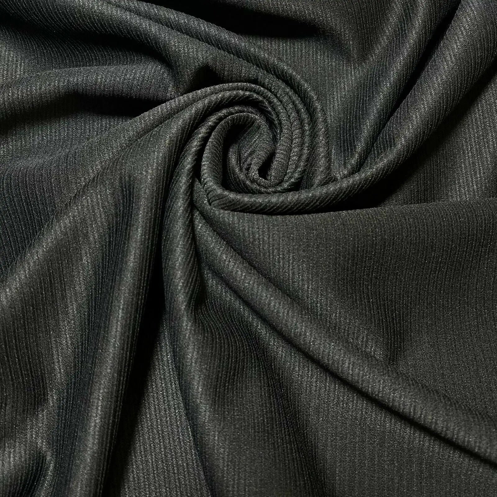 Plain & Printed Ribbed / Waffle Stretch Jersey Fabric | 58" (147cm) Wide Viscose Polyester Spandex 4-Way Stretch Dress & Craft Material – Sold by the Metre