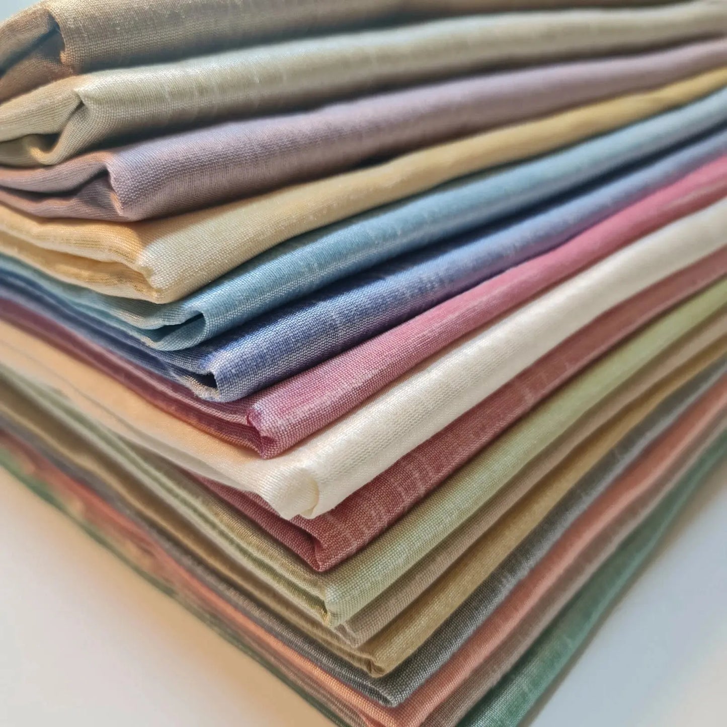 Faux Dupion Raw Silk Fabric – Plain Slub 112cm (44") Wide Polyester Bridal & Upholstery Material by the Metre