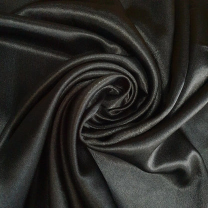 Satin Crepe Back Fabric – Plain 58" (147cm) Wide Silky Bridal & Evening Dress Fabric by the Metre