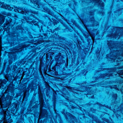 Premium Marble Crushed Velvet Fabric | 58" (147cm) Wide Solid Colours Medium-Weight Stretch Material – Sold by the Metre